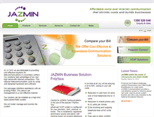 Tablet Screenshot of jazmin.com.au
